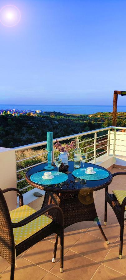 The Seaterra Reserve Penthouse With Mountains&Seaviews And Rooftop Terrace Akanthou Dış mekan fotoğraf