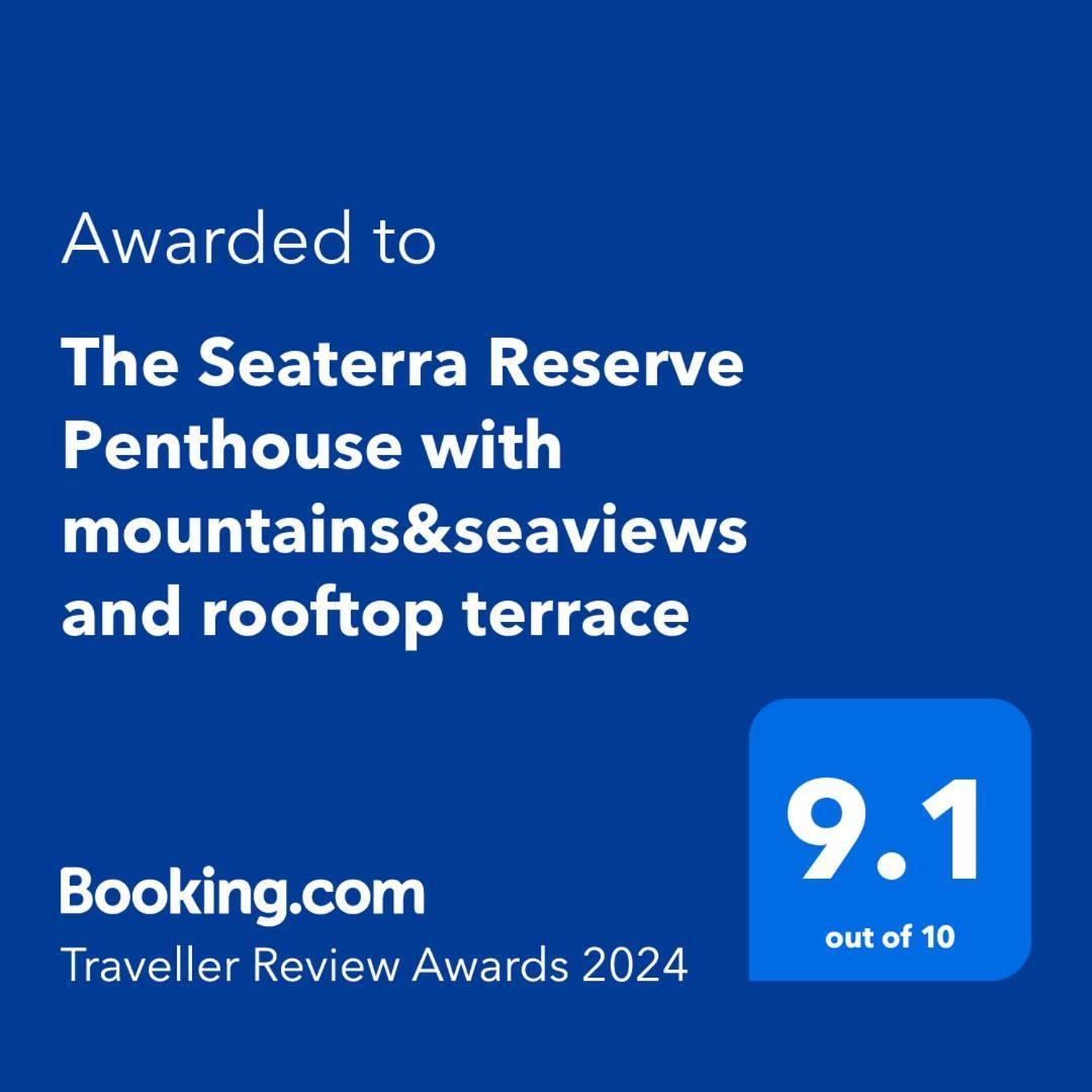 The Seaterra Reserve Penthouse With Mountains&Seaviews And Rooftop Terrace Akanthou Dış mekan fotoğraf